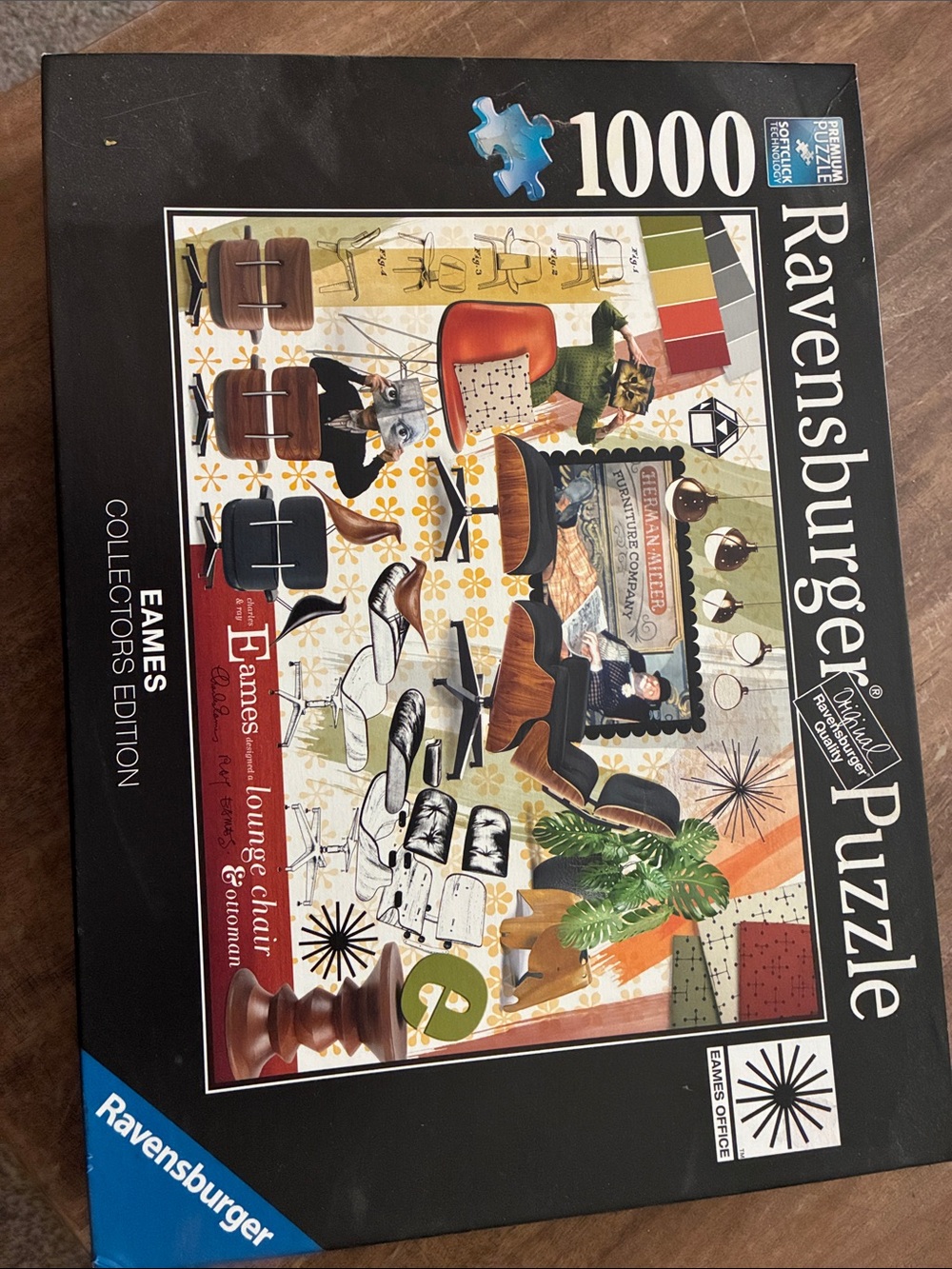 Ravensburger Mid-Century Modern Multicolor Eames Collectors Puzzle